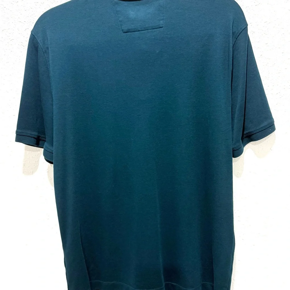 Banana Republic 100% cotton Teal‎ men's polo Shirt L